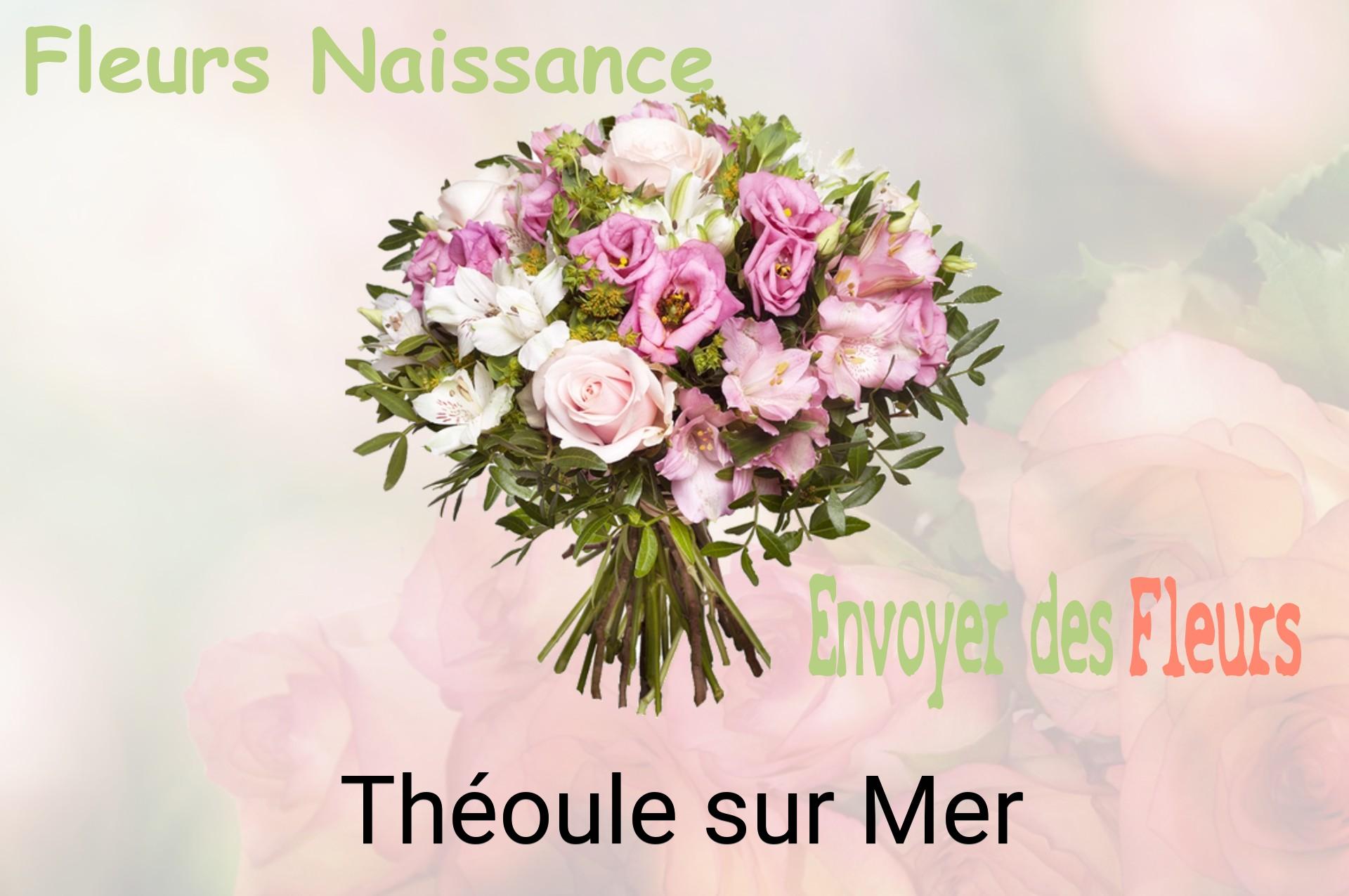 Bouquet de fleurs de naissance livré à Théoule-sur-Mer